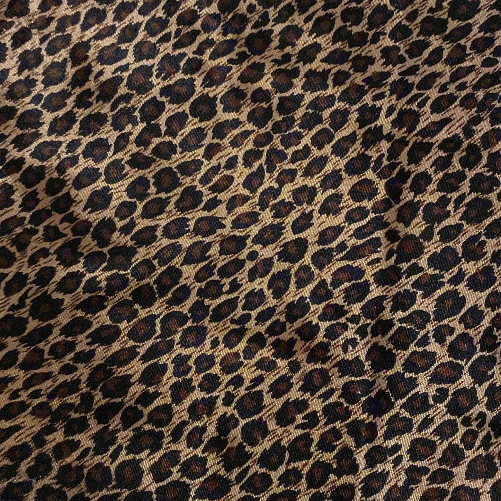 Satin cheetah leopard slip dress